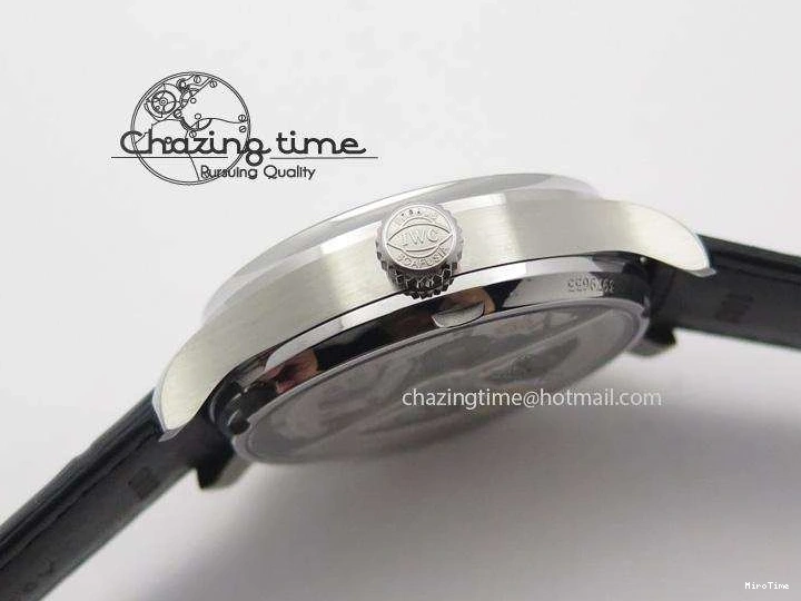 MIROTIME 0105 Portuguese Real PR IW500106 ZF 1:1 Best Edition Grey Dial On Black Leather Strap A52010 V Versatile 7306